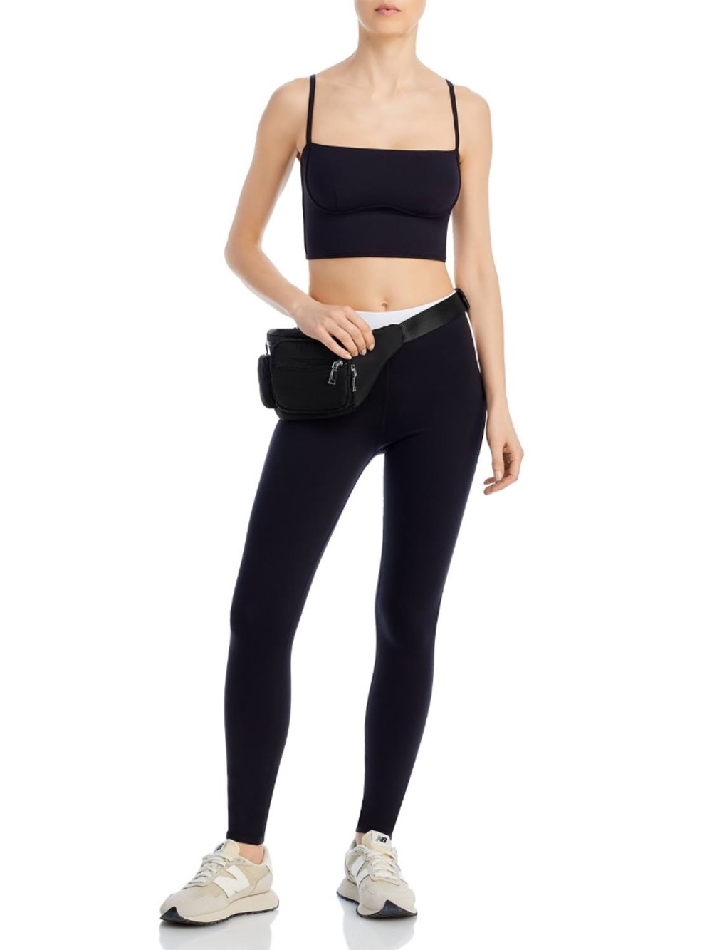 Airbrush Streamlined Bra Tank black Small